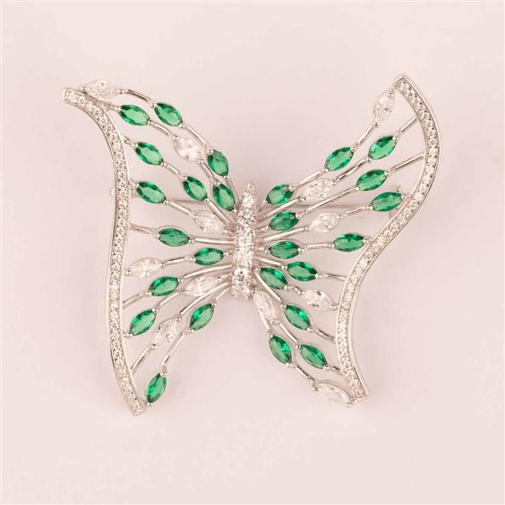 Spilla Ultima Edizione Donna in Argento SA00307-VERDE - SA00307-VERDE